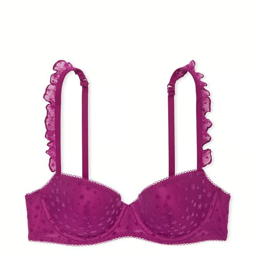 PINK Victoria's Secret Starry Magenta Bra